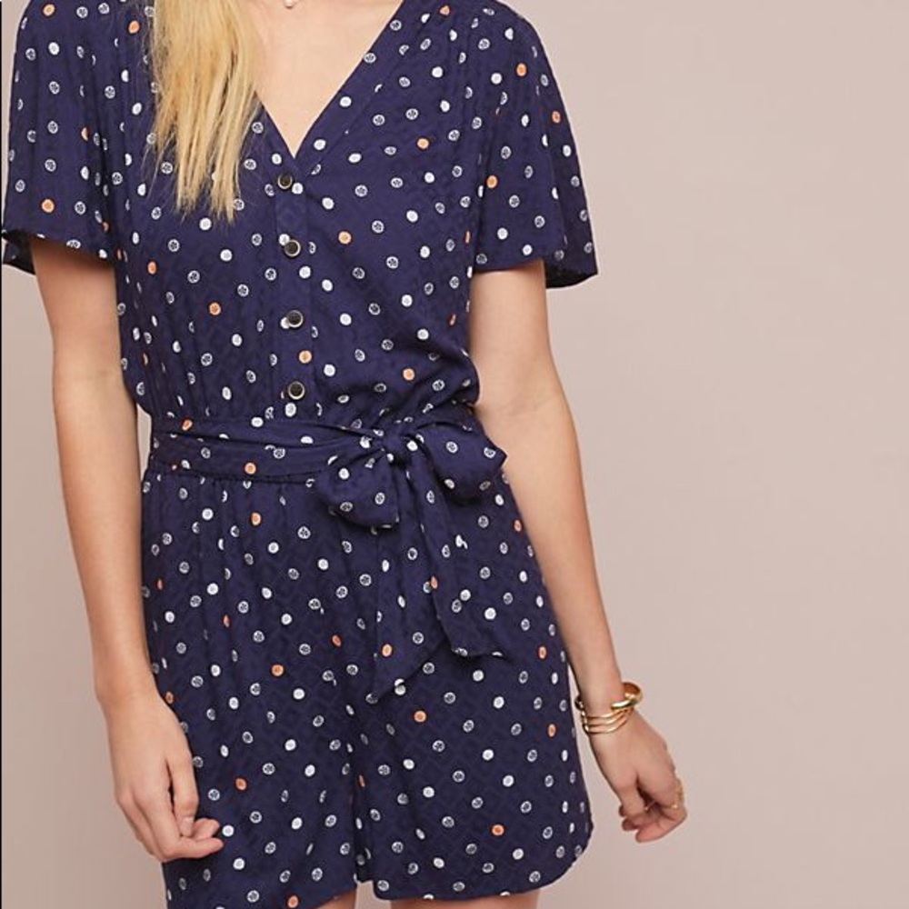 Anthropologie Bartlett Romper NWT size M